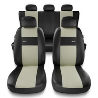 Housses de siège adaptées pour BMW 5 E34, E39, E60, E61, F10, G30, G31 (1988-2019) - housse siege voiture universelles - couverture siege - XL-BE