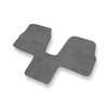 Tapis de Sol Velours adapté pour Kia Carnival I Monospace (1999-2006) - Premium tapis de voiture - gris