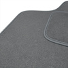 Tapis de Sol Velours adapté pour Dacia Sandero I, II (2008-2020) - Premium tapis de voiture - gris