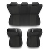 Housses de siège adaptées pour Citroen C4 I, II (2004-2017) - housse siege voiture universelles - couverture siege - UNE-1