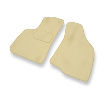 Tapis de Sol Velours adapté pour Daewoo Lanos (1997-2008) - Premium tapis de voiture - beige