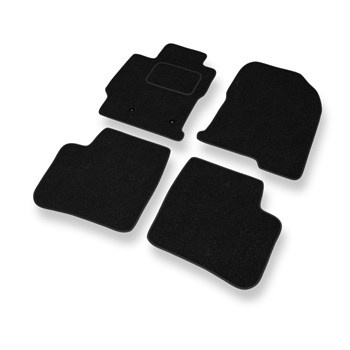 Tapis de Sol Feutres adapté pour Toyota Prius II (2002-2009) - tapis de voiture - noir