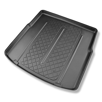 Tapis de coffre adapté pour Suzuki Swace Hybrid Break (11.2020-....) - bac de coffre - protection de coffre voiture - coffre supérieur (seuil de chargement plat); plancher amovible en la position la plus basse