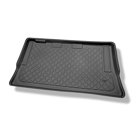 Tapis de coffre adapté pour Mercedes-Benz Classe V W447 Van (06.2014-....) - bac de coffre - protection de coffre voiture - version longue (empattement 3.200 mm; longueur de l’auto 5.140 mm); derriere 3e rangée de sieges; sans séparation de l'espace bagag