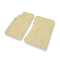 Tapis de Sol Velours adapté pour Mazda MX-5 II (1998-2005) - Premium tapis de voiture - beige