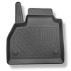 Tapis de sol en TPE adapté pour Renault Kangoo II Van (2008-04.2021) - 5 ou 7 sièges; sans la troisième rangée de sièges - tapis de voiture - noir