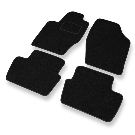 Tapis de Sol Feutres adapté pour Citroen C4 I (2004-2013) - tapis de voiture - noir