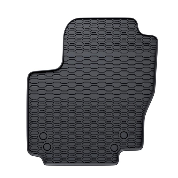 Tapis de sol en caoutchouc adapté pour Ford Mondeo IV Hayon, Break, Berline (2007-2014) - tapis de voiture - noir - 4 pcs.