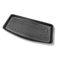 Tapis de coffre adapté pour Kia Picanto III JA Hayon (04.2017-....) - bac de coffre - protection de coffre voiture - coffre supérieur ; modèles avec plancher amovible du coffre