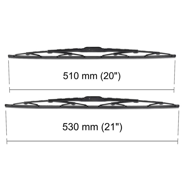 Balais d'essuie-glace de pare-brise adaptés pour Volkswagen Passat B5 Berline, SW (01.1997-10.2001) - balais standard