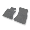 Tapis de Sol Velours adapté pour BMW 5 M5 IV E60 Berline (2005-2010) - Premium tapis de voiture - gris