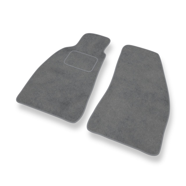 Tapis de Sol Velours adapté pour Alfa Romeo GTV Coupé (1995-2006) - Premium tapis de voiture - gris