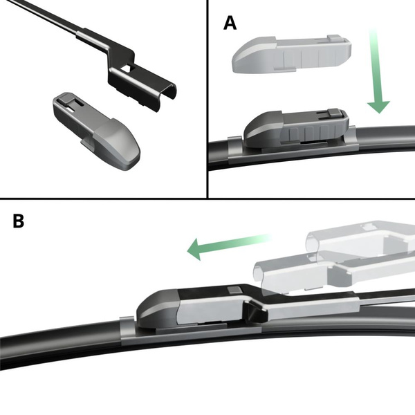 Escobillas limpiaparabrisas para la luna delantera para Volkswagen Arteon Shooting Brake, Fastback (03.2017-....) - escobillas hybrides
