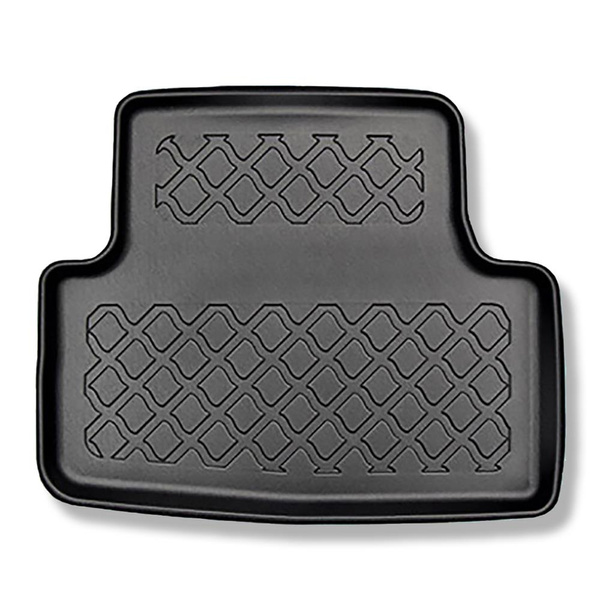 Kit tapis de coffre et tapis de voiture TPE pour: Volkswagen T-Cross Crossover (04.2019-....) - coffre inférieur;plancher amovible au plus bas niveau