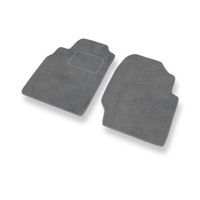 Tapis de Sol Velours adapté pour Nissan Almera II (2000-2006) - Premium tapis de voiture - gris