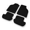Tapis de Sol Feutres adapté pour Ford KA I Hayon (1996-2008) - tapis de voiture - noir