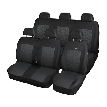 Housses de siège sur mesure adaptées pour Ford Transit VII Van (2013-2019) 6 places - housse siege voiture - couverture siege - E3