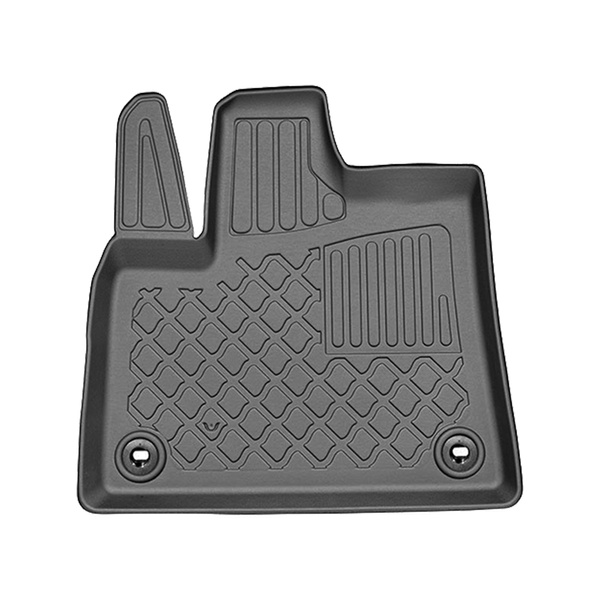 Tapis de sol en TPE adapté pour Opel Combo E (electric) Break, Van (2023-....) - tapis de voiture - noir