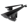 Barres de toit en aluminium adapté pour Ford Explorer VI SUV (2020-....) - Porte-Bagages de Voiture noir - rails