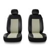 Housses de siège avant adaptées pour Renault Scenic I, II, III, IV (1996-2019) - housse siege voiture universelles - couverture siege conducteur - 2CM-BE
