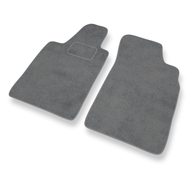 Tapis de Sol Velours adapté pour Fiat Barchetta Roadster (1995-2005) - Premium tapis de voiture - gris