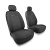 Housses de siège avant adaptées pour Alfa Romeo MiTo (2008-2018) - housse siege voiture universelles - couverture siege conducteur - 2UNE-1