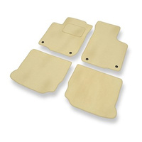 Tapis de Sol Velours adapté pour Volkswagen New Beetle I (1998-2005) - Premium tapis de voiture - beige