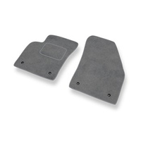 Tapis de Sol Velours adapté pour Volvo S40 II (2004-2012) - Premium tapis de voiture - gris