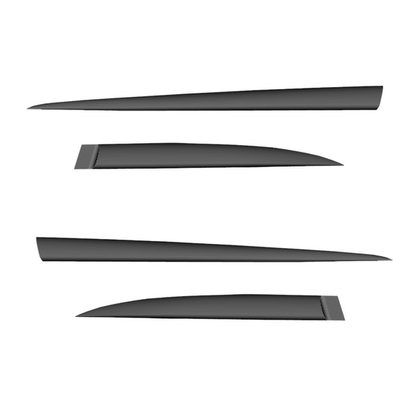 Plaques noires latérales de voiture Hyundai Ioniq 6 Berline (2022-....)