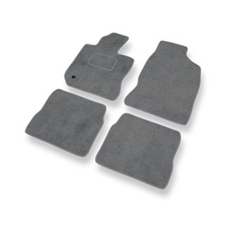 Tapis de Sol Velours adapté pour Chrysler PT Cruiser Manual Cabriolet, Monospace (2000-2010) - Premium tapis de voiture - gris