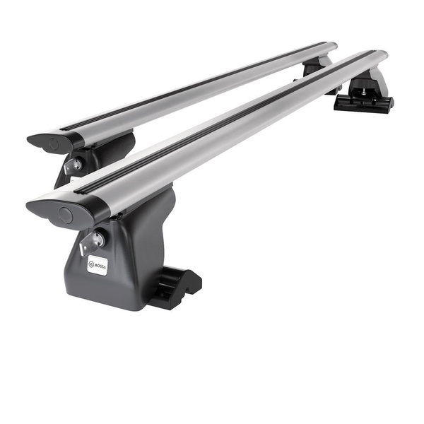 Barres de toit en aluminium adapté pour Citroen C8 Monospace (2002-2010) - Porte-Bagages de Voiture argent - profil T