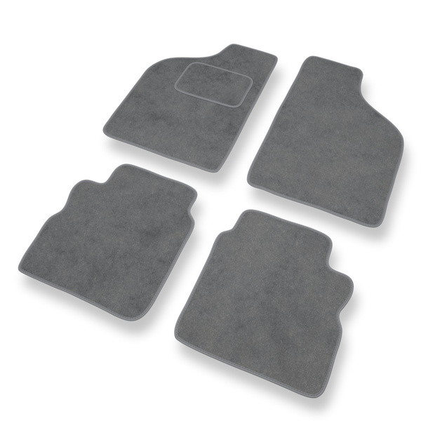 Tapis de Sol Velours adapté pour Alfa Romeo 33 II Liftback, Sportwagon (1990-1995) - Premium tapis de voiture - gris