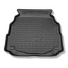 Tapis de coffre adapté pour Mercedes-Benz Classe C W203 Berline (2001-03.2007) - bac de coffre - protection de coffre voiture