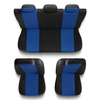 Housses de siège adaptées pour Audi A1 I, II (2010-2019) - housse siege voiture universelles - couverture siege - X.R-BL