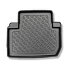 Kit tapis de coffre et tapis de voiture TPE pour: Mitsubishi Outlander III SUV (09.2012-2022) - 5/7 places;3ème rangée de sièges rabaissées (avec et sans subwoofer);pas pour les versions hybride;sans 3ème rangée