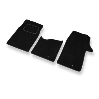 Tapis de Sol Velours adapté pour Renault Trafic III (2014-....) - Premium tapis de voiture - noir