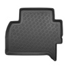 Tapis de sol en TPE adapté pour Volkswagen Amarok Pick-Up (08.2010-....) - cabine double - tapis de voiture - noir