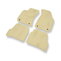 Tapis de Sol Velours adapté pour Volkswagen Passat B5 (1996-2005) - Premium tapis de voiture - beige