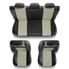 Housses de siège adaptées pour Citroen Nemo (2008-2019) - housse siege voiture universelles - couverture siege - XL-BE