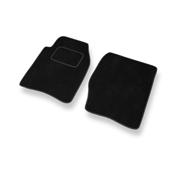 Tapis de Sol Velours adapté pour Land Rover Discovery II (1998-2004) - Premium tapis de voiture - noir