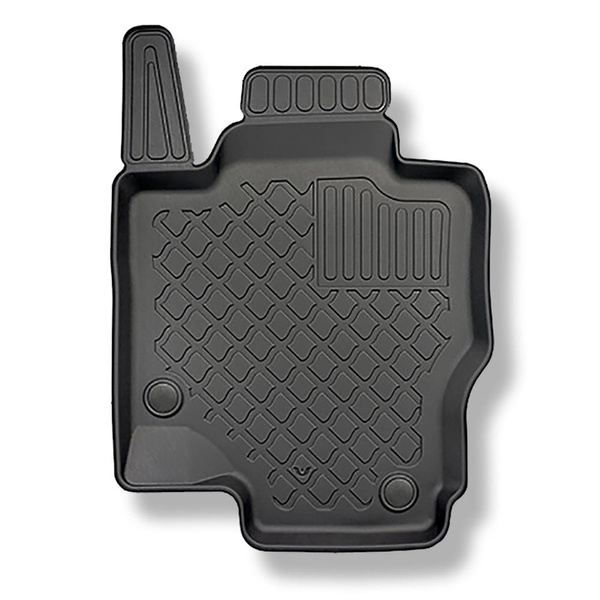 Kit tapis de coffre et tapis de voiture TPE pour: Mercedes-Benz GLE V167 SUV (11.2018-....) - 5/7 places;3ème rangée abaissée;anche Plug-in Hybrid;banquette arrière immobile