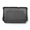 Tapis de coffre adapté pour Ford Fiesta VIII Hayon (07.2017-....) - bac de coffre - protection de coffre voiture - coffre inférieur; modèles sans plancher amovible du coffre