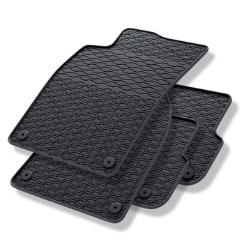 Tapis de sol en caoutchouc adapté pour Audi A6 C6 Avant, Berline (2004-2011) - t