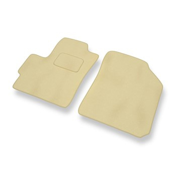 Tapis de Sol Velours adapté pour Chevrolet Spark I M200/M250 (2005-2009) - Premium tapis de voiture - beige