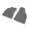 Tapis de Sol Velours adapté pour Audi A4 II B6 (2000-2005) - Premium tapis de voiture - gris