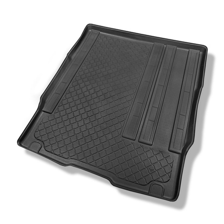 Tapis de coffre adapté pour Citroen Jumpy III SpaceTourer Van (01.2016-....) - bac de coffre - protection de coffre voiture - version pour le transport de passagers (break / tour); derriere 2e rangée de sieges; L2 (empattement long)