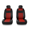 Housses de siège avant adaptées pour Honda HR-V I, II (1998-2019) - housse siege voiture universelles - couverture siege conducteur - 2XL-RD