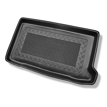Tapis de coffre adapté pour Fiat 500 Hybrid Hayon (02.2020-....) - bac de coffre - protection de coffre voiture - non pour Fiat 500e