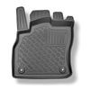 Tapis de sol en TPE adapté pour Audi Q3 F3 SUV, Sportback (09.2019-....) - aussi avec boîte hybride TFSI e Plug-in Hybrid - tapis de voiture - noir