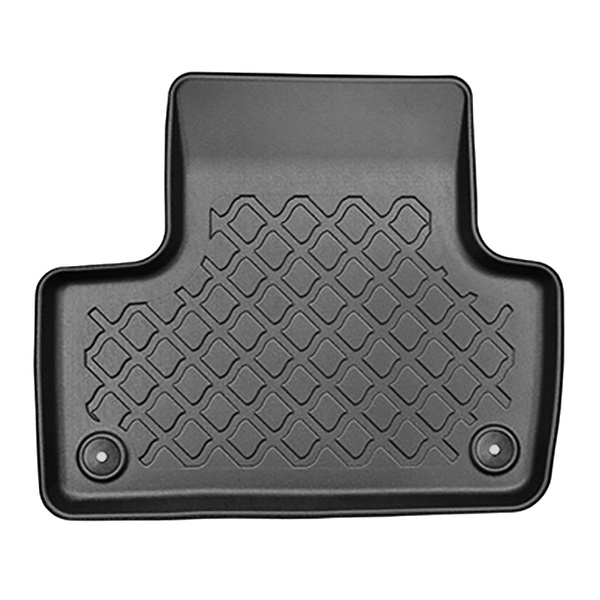 Tapis de sol en TPE adapté pour Volvo XC60 II SUV (07.2017-....) - tapis de voiture - noir